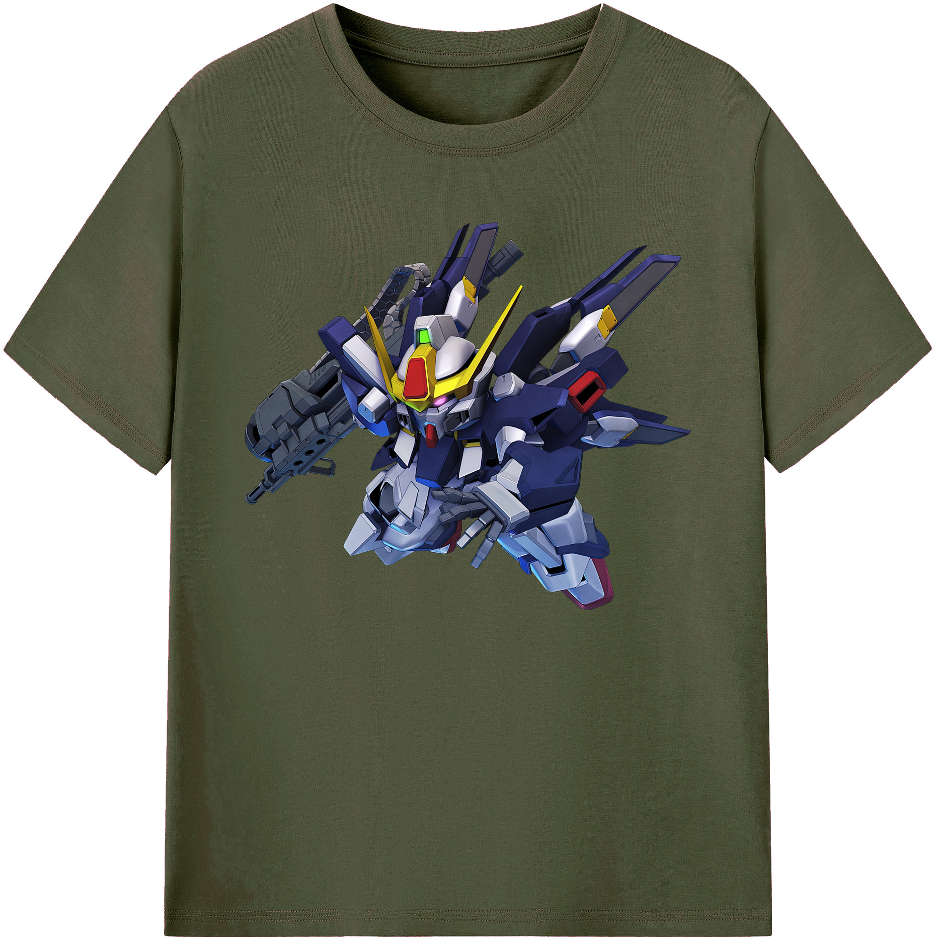 （画像用） 機動戦士ガンダム Mobile Suit Gundam 綿100％ メンズ半袖Tシャツ｜肌触りやわらか＆通気性